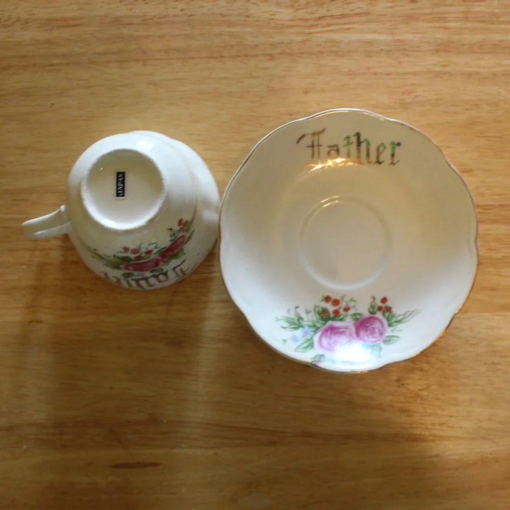 Vintage China Tea Cup and Saucer, 